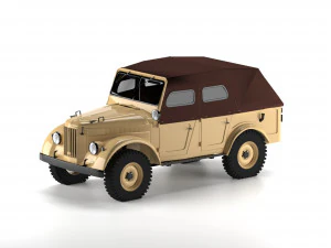 Gaz 69 3D Model