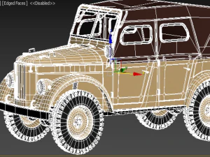 Gaz 69 3D Model