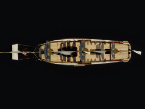 Sailing ship 3D Model