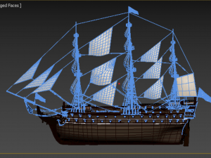 Sailing ship Modèle 3D
