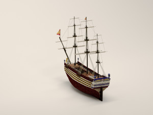 Sailing ship Modelo 3D