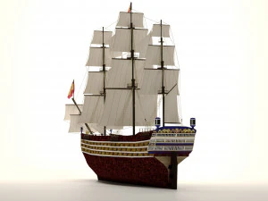 Kapal layar Model 3D