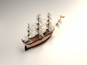 Sailing ship Modelo 3D