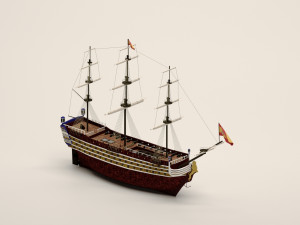 Sailing ship Modelo 3D