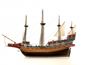 Galeon Modelo 3D