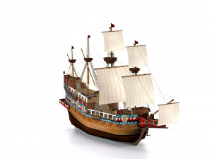 Galeon Modelo 3D