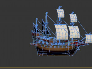Galeon Modelo 3D