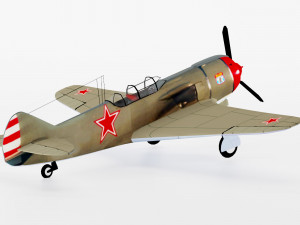 LA-5 Modello 3D