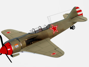 LA-5 Modello 3D