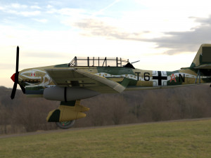 Junkers Ju-87 3D 模型