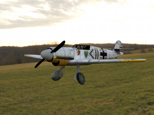 Airplane Messerschmitt Bf 109 3D Модель