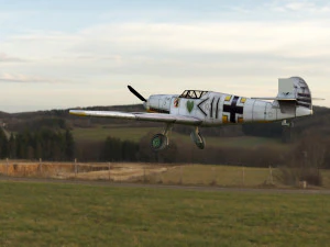 Airplane Messerschmitt Bf 109 3D Model