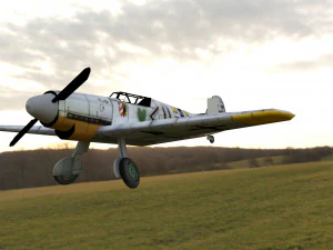 Airplane Messerschmitt Bf 109 3D Model