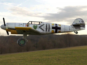 Airplane Messerschmitt Bf 109 3D Model