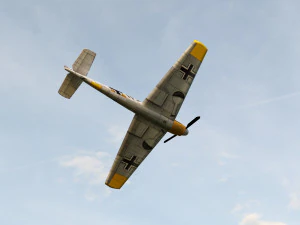 Airplane Messerschmitt Bf 109 3D Model