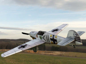 Airplane Messerschmitt Bf 109 3D Model