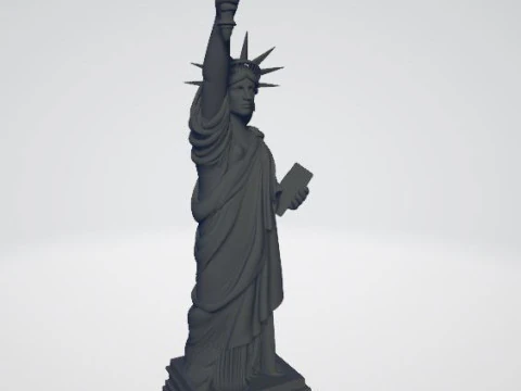 Statue of Liberty 3D Print Model