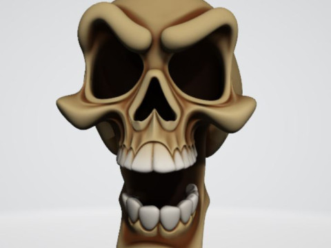 頭蓋骨 3Dプリントモデル