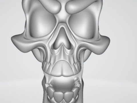Cr&aacute;neo Modelo de impresión 3D