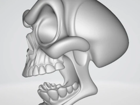 Cr&aacute;neo Modelo de impresión 3D