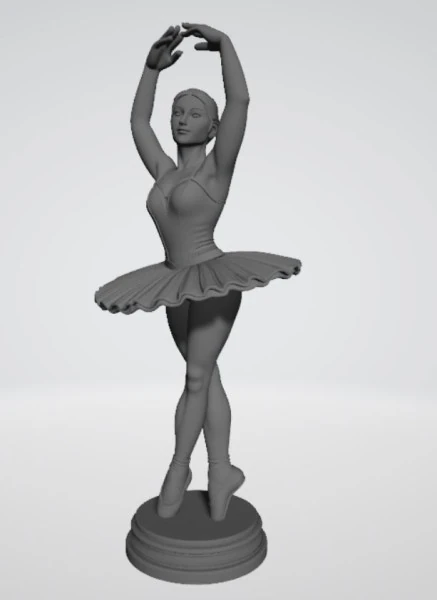 bailarina de ballet Modelo de impresión 3D .c4d .max .obj .3ds .fbx .stl .blend 