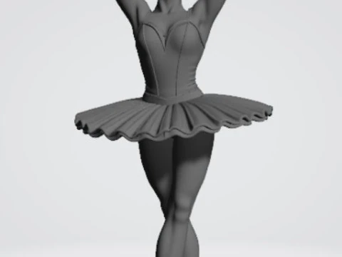 bailarina de ballet Modelo de impresión 3D