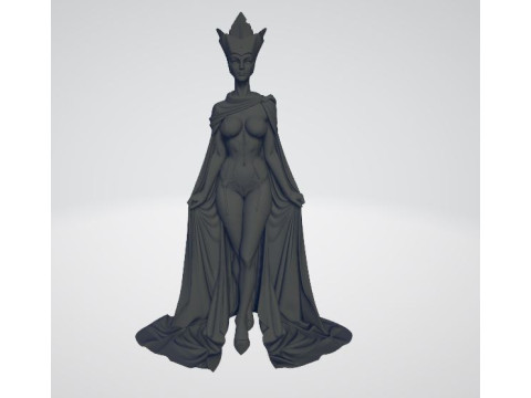 Snow Queen 3D Print Model