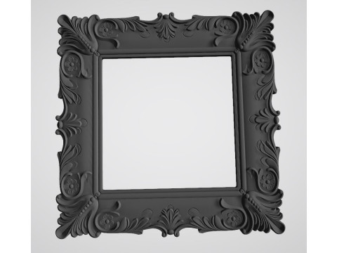 तस्वीर का फ्रेम 3D प्रिंट मॉडल