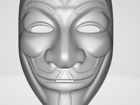 Guy Fawkes 3D Print Model