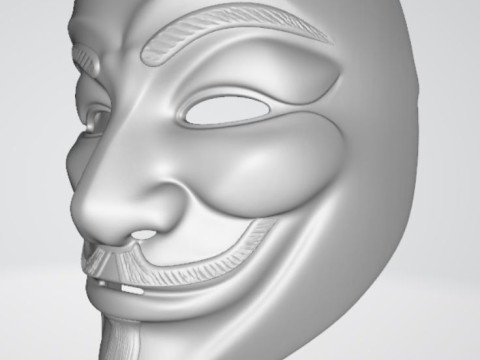 Guy Fawkes 3D Print Model
