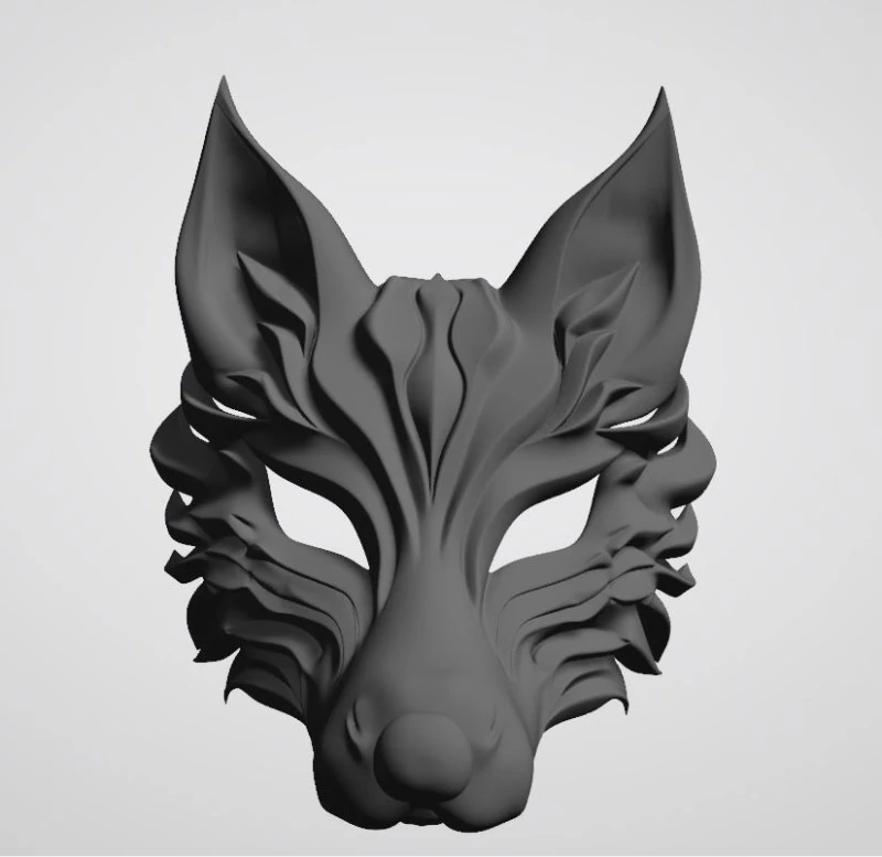 Raposa Modelo de Impressão 3D .c4d .max .obj .3ds .fbx .stl .blend 