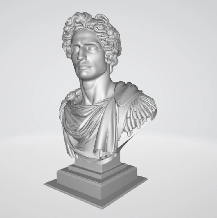 Antique statue 3D Print Model .c4d .max .obj .3ds .fbx .stl .blend 