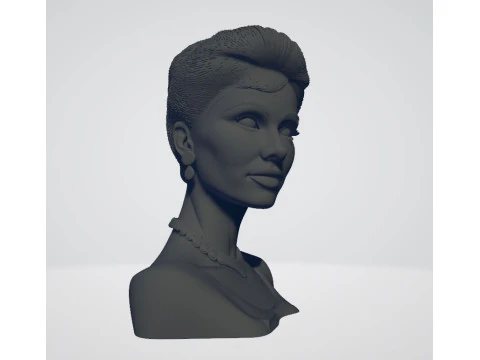 Odri Hepbern 3D Print Model