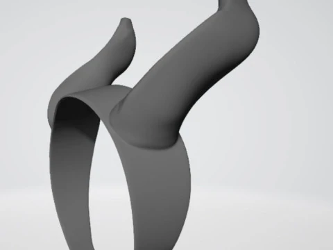 Cuerna Modelo de impresión 3D