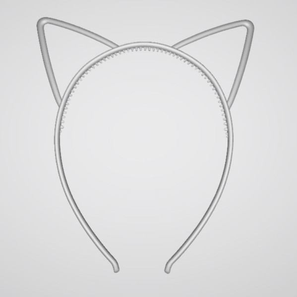 Hairband 3D Print Model .c4d .max .obj .3ds .fbx .stl .blend