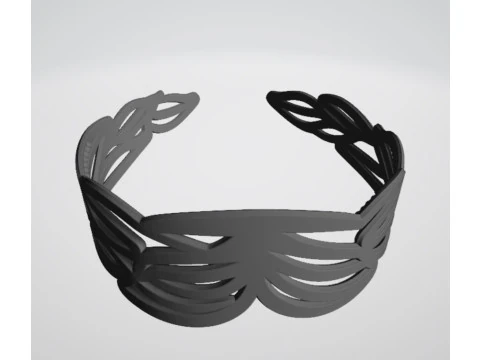 Fascia per capelli Modello di stampa 3D