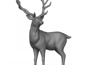 3D Print Ready Stag Deer 3D Print Model