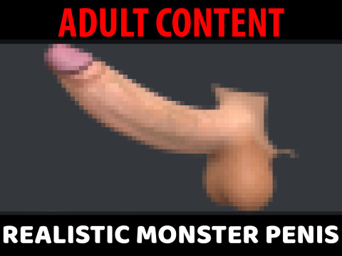 Realistic Monster Penis 3D Model