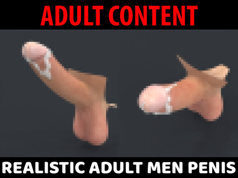 Realistic Adult Man Penis 3D मॉडल