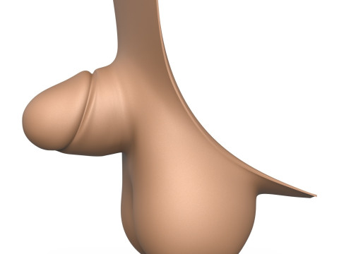 3D Print Ready Man Small Penis Collection Modello 3D