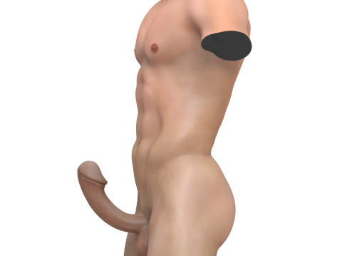 Fantasy Penis With Man Torso 3D Model