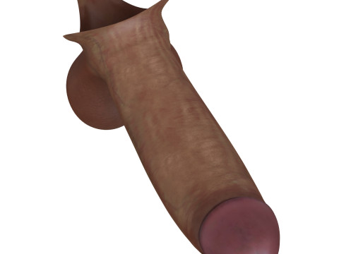 Realistic Man Monster Penis Modèle 3D