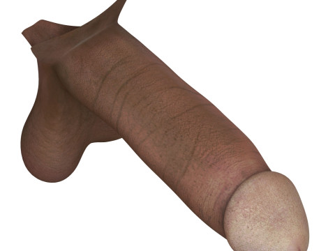 Man Big Monster Penis 3D Model