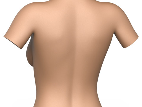 3D Print Ready Woman Breast 3D-printmodel