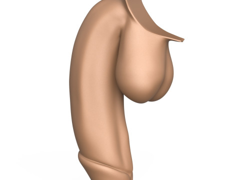 3D Print Ready Monster Penis 3Dプリントモデル
