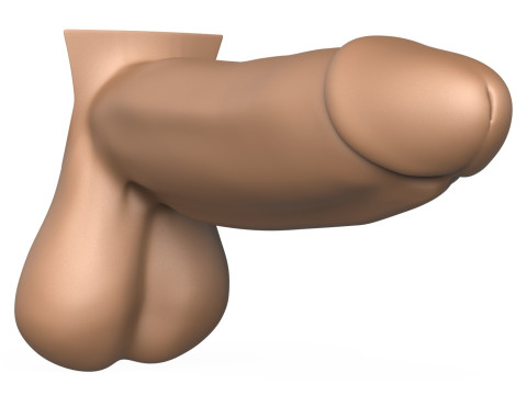 3D Print Ready Monster Erect Penis 3D Baskı Modeli