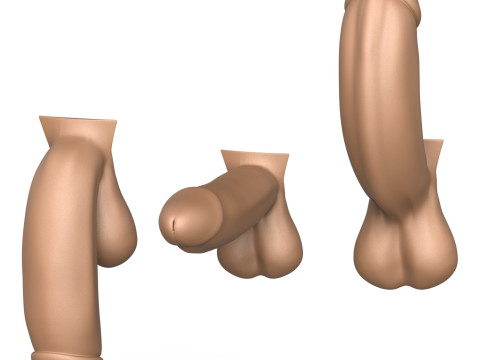 3D Print Ready Monster Penis Collection Modelo de impresión 3D