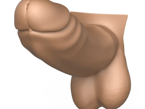 3D プリント対応ビッグ モンスター ペニス 3Dプリントモデル