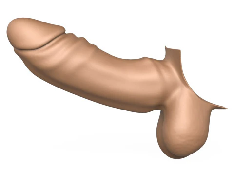 3D プリント対応ビッグ モンスター ペニス 3Dプリントモデル