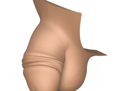 3D Print Ready Small Thick Penis 3D Принт Модель